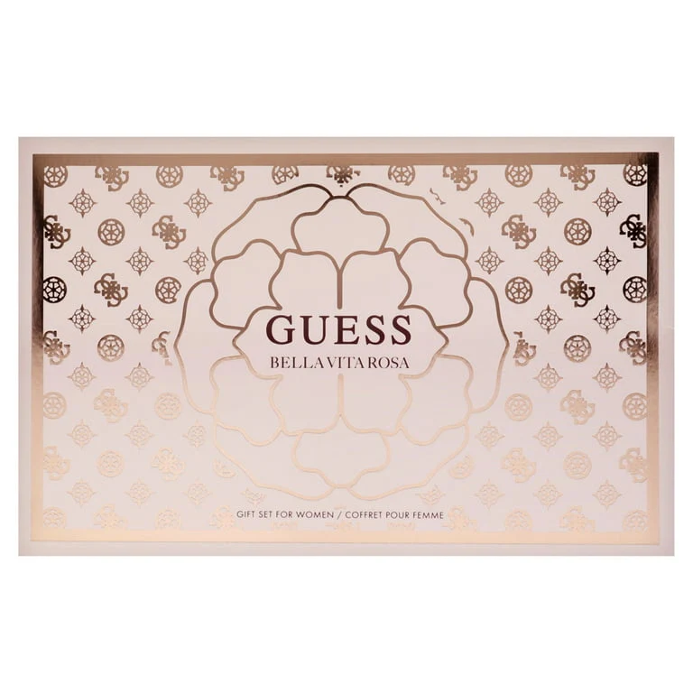 "GUESS BELLA VITA ROSA (W) SET EDT 100ML + EDT 15ML + BL 100ML + POUCH" 