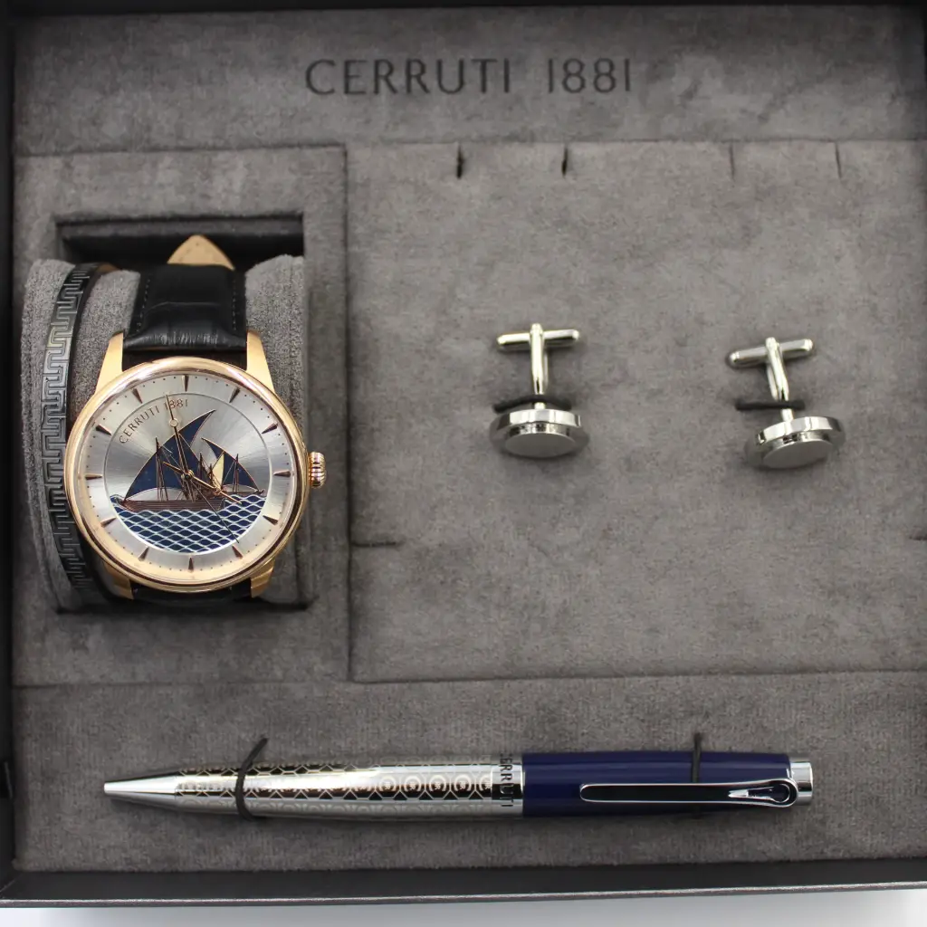 CERRUTI 1881 WATCH+CUFF+PEN+BRACLET MAN SET CIAGB009304