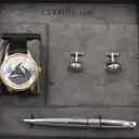 CRPNFW240401A طقم ساعة شيروتي 1881 للرجال، ساعة + سوار + قلم + سوار، 