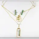 POLICE WOMAN'S NECKLACE+EARRING SET PEJLN2121111
