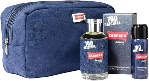 [CRJS00003] "CARRERA JEANS 700 ORIGINAL UOMO (M) SET EDT 125ML + DEODORANT 50ML + BEAUTY CASE " 