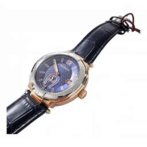 [SG 03.25] AIGNER 'MONZA' (M) Chronograph Blue Dial Watch