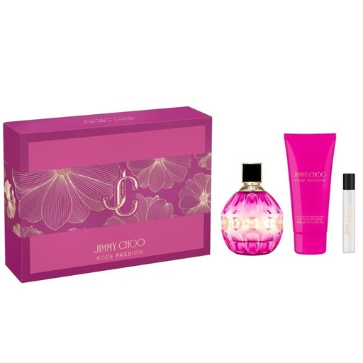 "JIMMY CHOO ROSE PASSION (W) SET EDP 100ML + EDP 7.5ML + BL 100ML" 