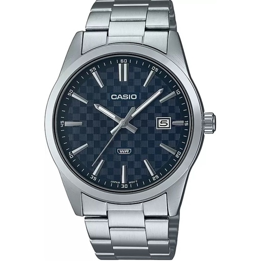 [MTP-VD03D-2AUDF] Casio Enticer Analog Stainless Steel Blue Dial Quartz MTP-VD03D-2A Men's Watch