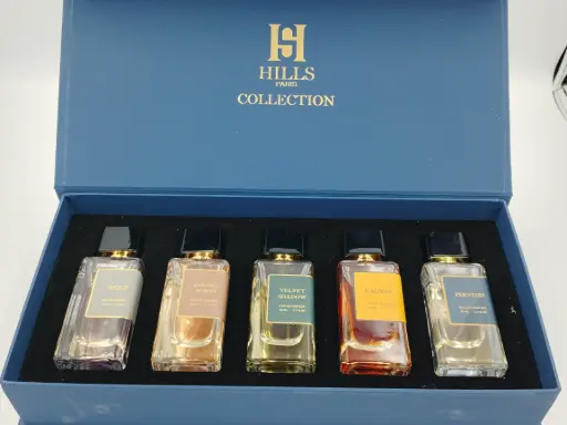 HILLS PARIS PERFUME COLLECTION BLUE (5PSC)