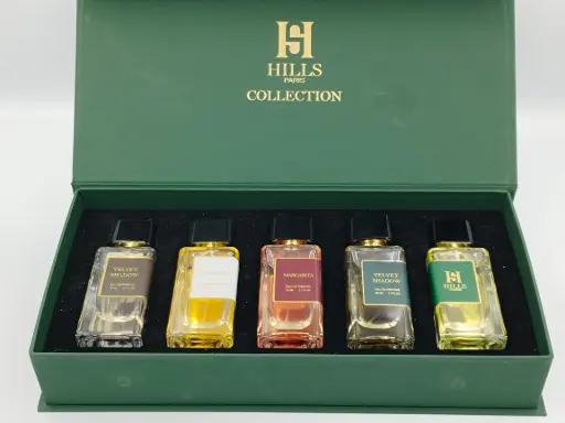 HILLS PARIS PERFUME COLLECTION GREEN(5PSC)  
