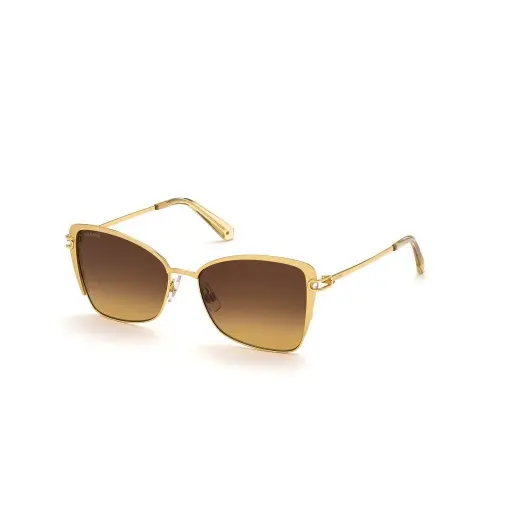 [SK314 31F] SWAROVSKI SK314 31F Yellow Gold Sunglasses  