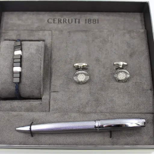 [CER25060049] CERRUTI CUFF+PEN+BRACLET MAN SET CER25060049