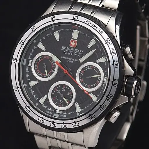 [SW6-5289] ساعة سويس ملتري السويسرية رجالي SW6-5289