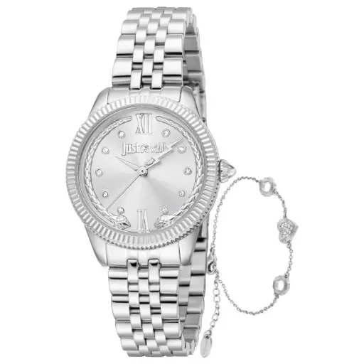 [JC1L315M0045] طقم سوار ساعة جست كافالي للنساء JC1L315M0045
