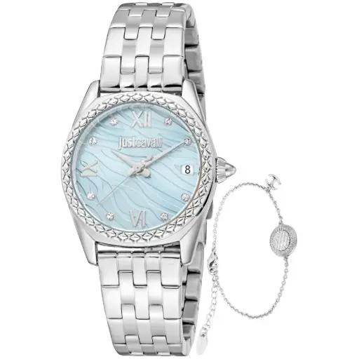 [JC1L312M0055] طقم سوار ساعة جست كافالي للنساء JC1L312M0055