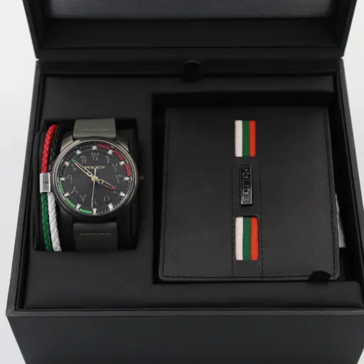 [PEAGB2215001] POLICE MENS WATCH+WALLET+BRACELET SET PEAGB2215001
